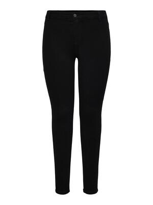 Sorte jeggings med høj talje fra Carmakoma Sorte jeggings med høj talje fra Carmakoma