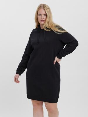 Sort hoodie-kjole fra Vero Moda Curve