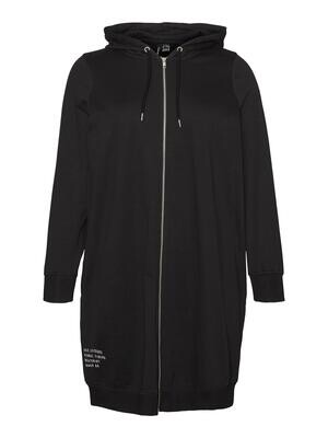 Lang sweatshirt med lynlås fra Vero Moda Curve Lang sweatshirt med lynlås fra Vero Moda Curve