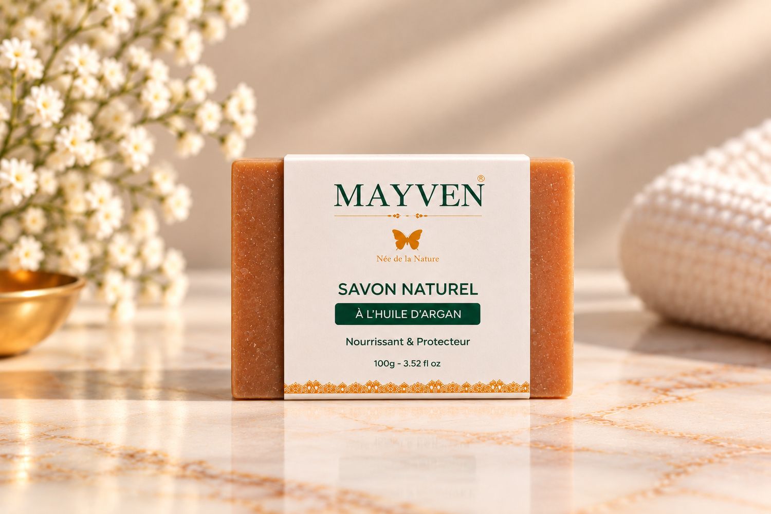 Savon Naturel à l’Huile d’Argan