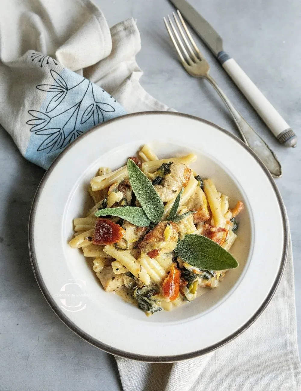 CREAMY CHICKEN WITH SPINACH