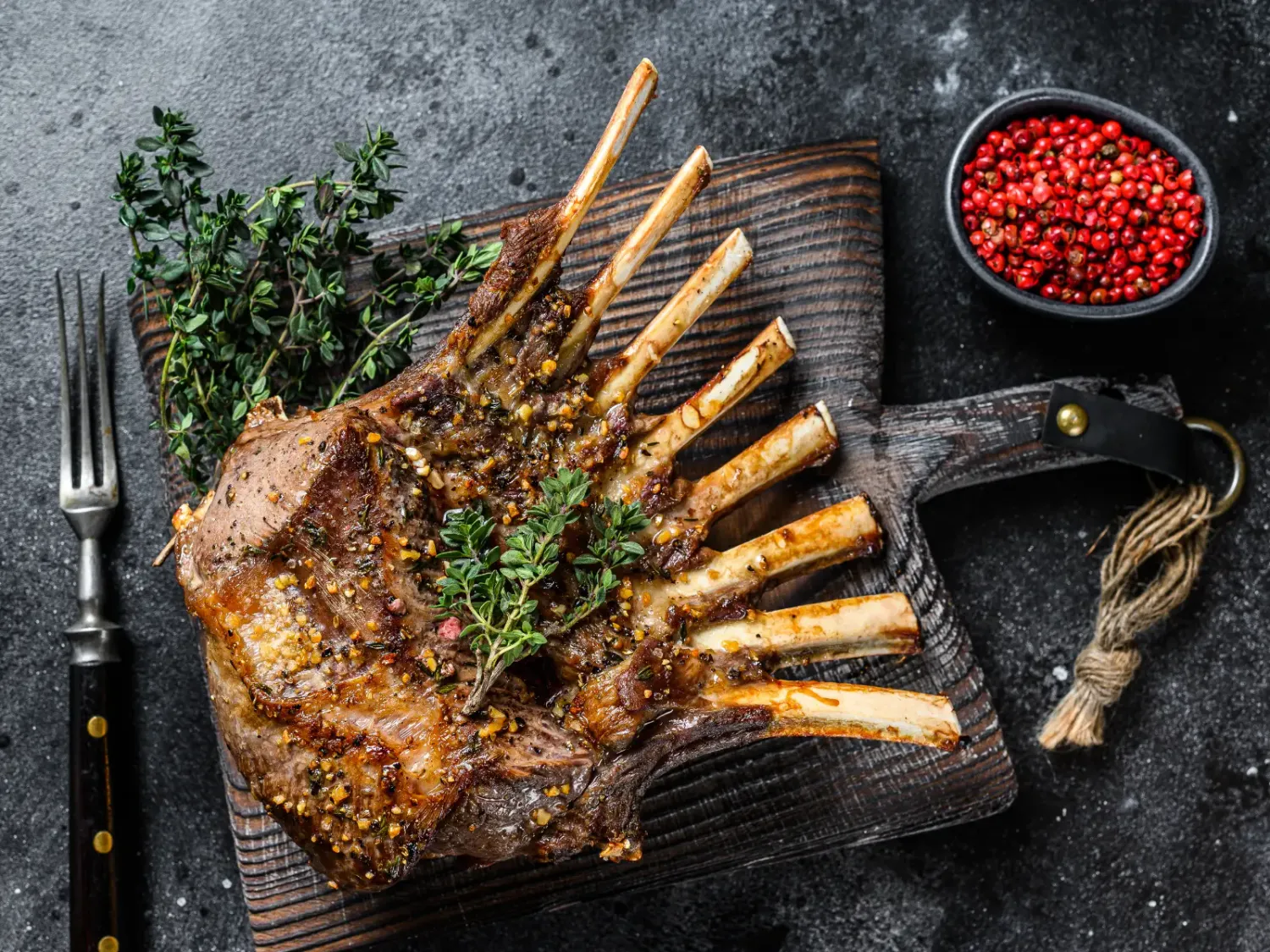 LAMB RACK WITH BONES