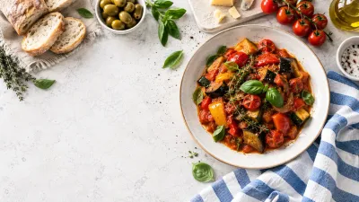 MIDETERRANEAN VEGETABLES IN TOMATO SAUCE