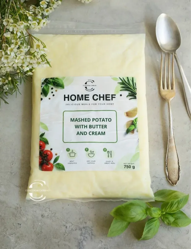 MASHED POTATO WITH BUTTER AND CREAM