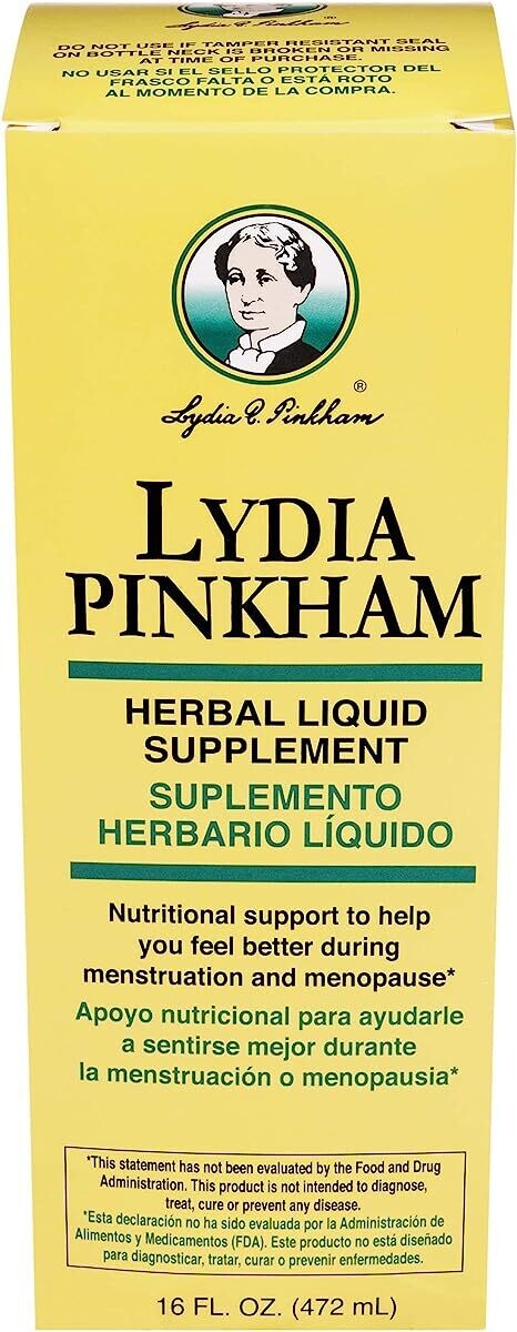 Lydia Pinkham Liquid Herbal Supplement