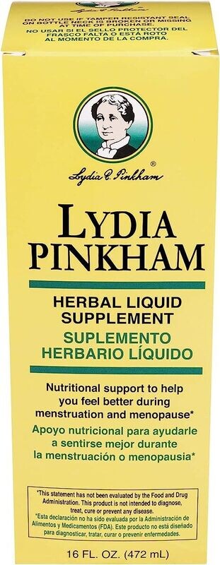 Lydia Pinkham Liquid Herbal Supplement