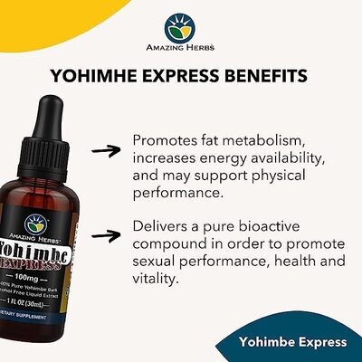 Yohimbe Express Liquid Extract - 1 oz