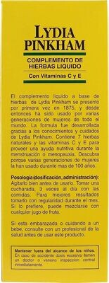 Lydia Pinkham Liquid Herbal Supplement