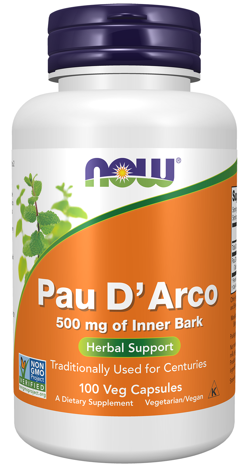 Pau D&#39;Arco 500 mg - 100 Veg Capsules