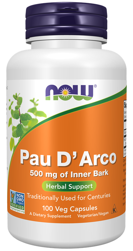 Pau D&#39;Arco 500 mg - 100 Veg Capsules