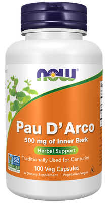 Pau D'Arco 500 mg - 100 Veg Capsules