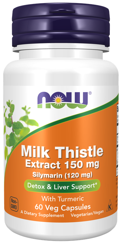 Milk Thistle Extract 150 mg Silymarin (120 mg) - 60 Veg Capsules