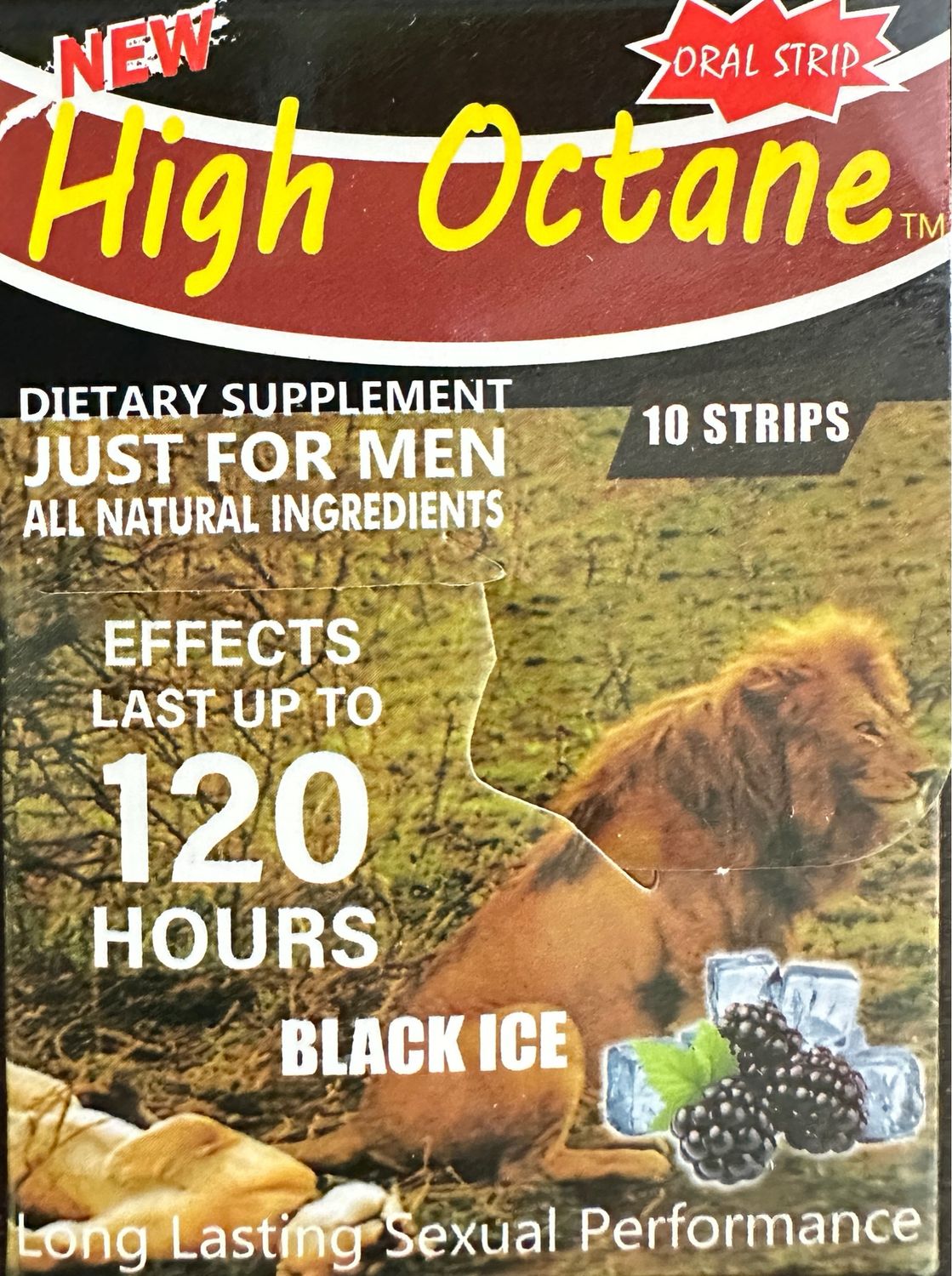 High Octane 10 Oral Strips