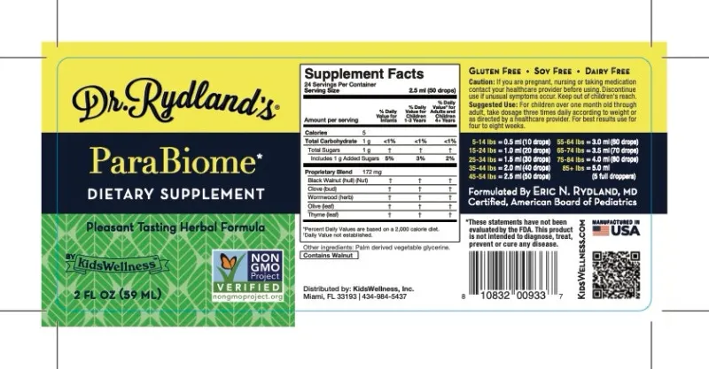 Dr. Rydland's Adult &amp; Childrens Parasite (Parabiome) Formula