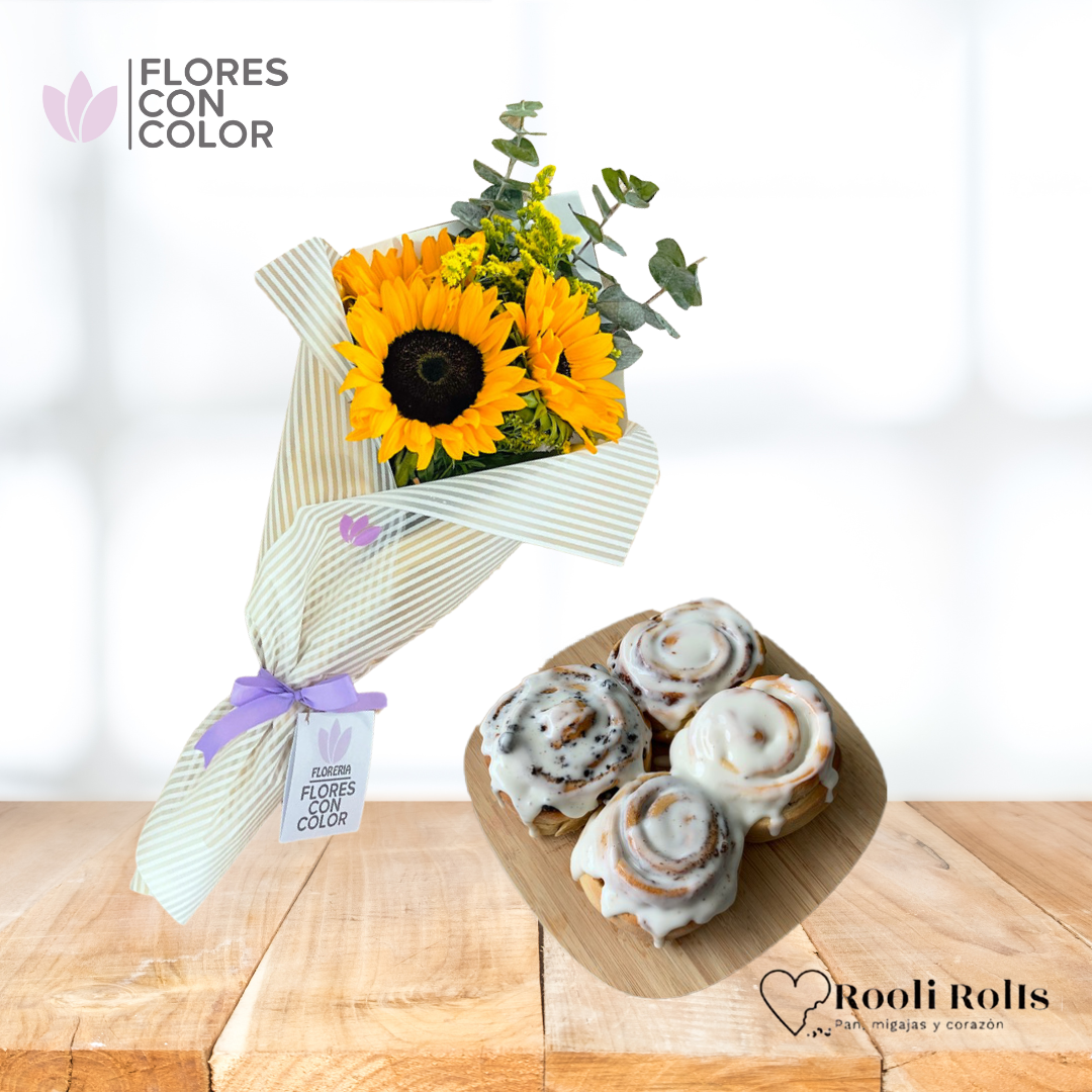 PAQUETE ROOLIFLORES - GIRASOL