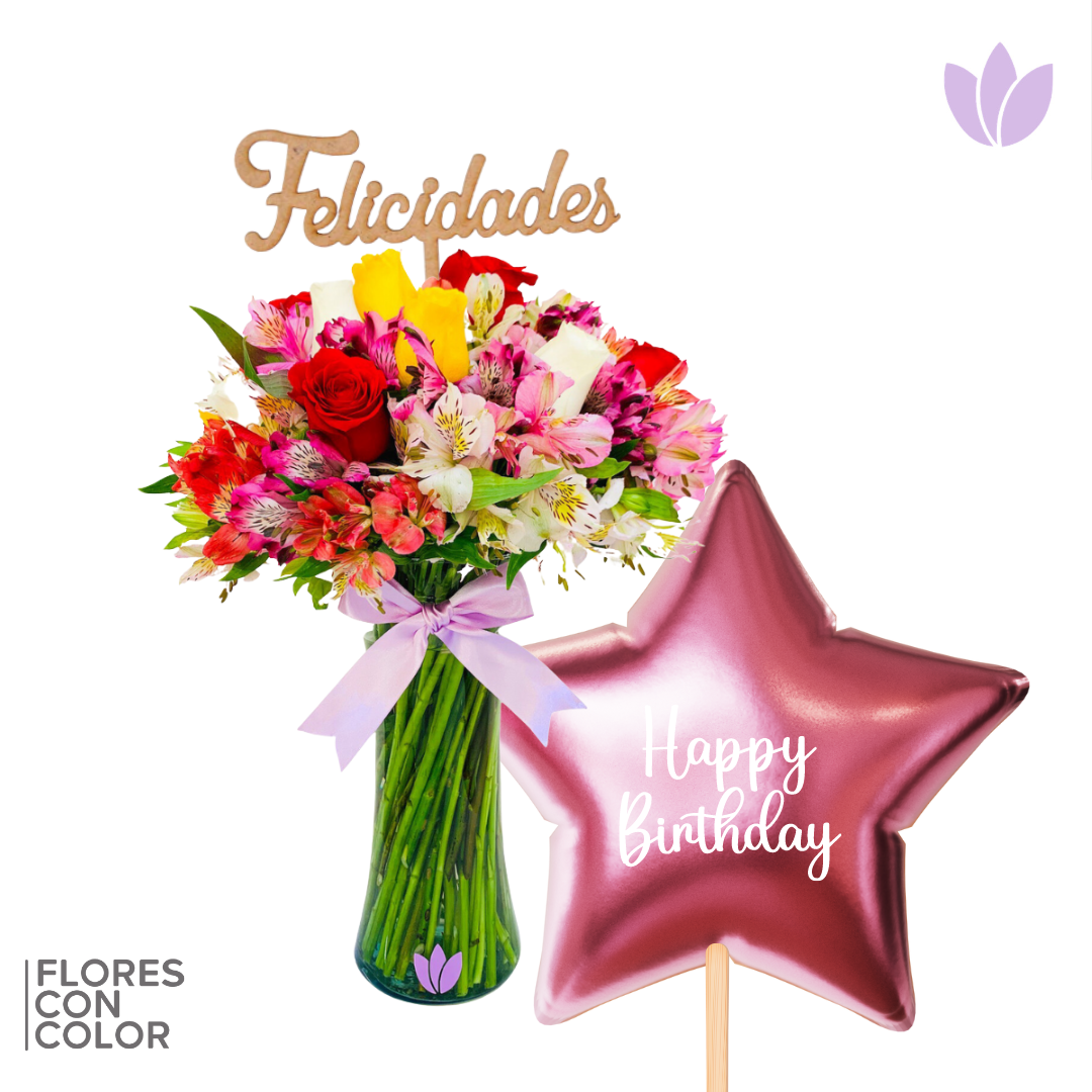 PAQUETE FIESTA FLORAL