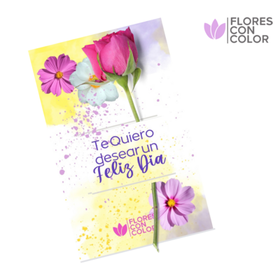 FLOWERCARD FELIZ DIA