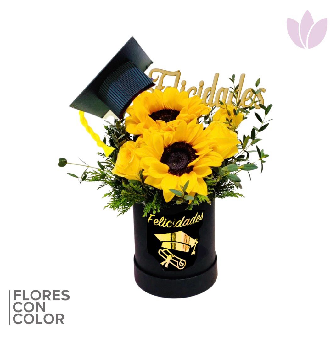 BIRRETE ROSAS &amp; GIRASOLES