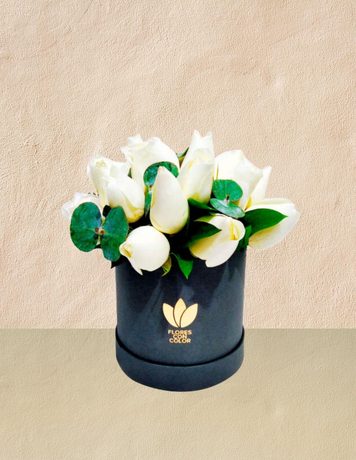 CAJA 24 ROSAS BLANCAS