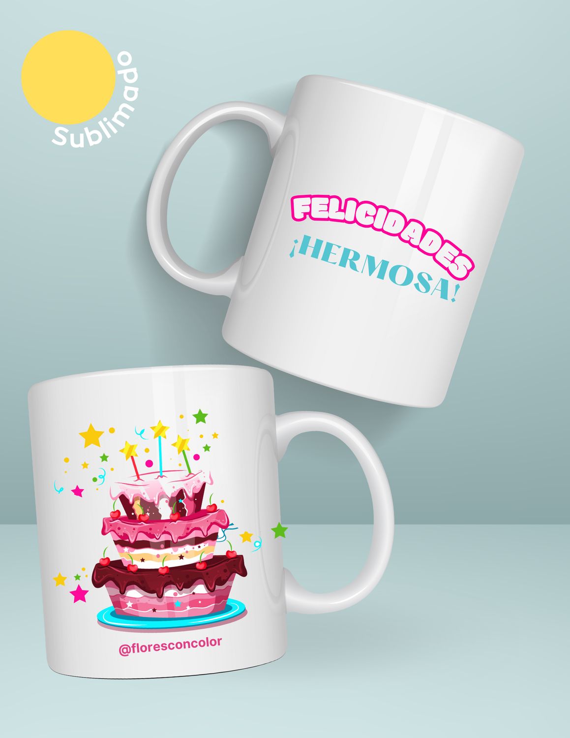 TAZA PASTEL