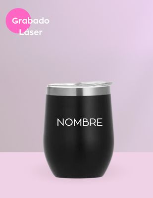 VASO TERMICO 12 oz NEGRO