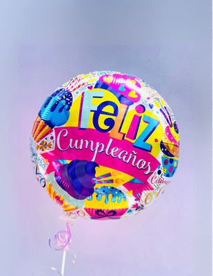 GLOBO C/AIRE FELIZ CUMPLEAÑOS