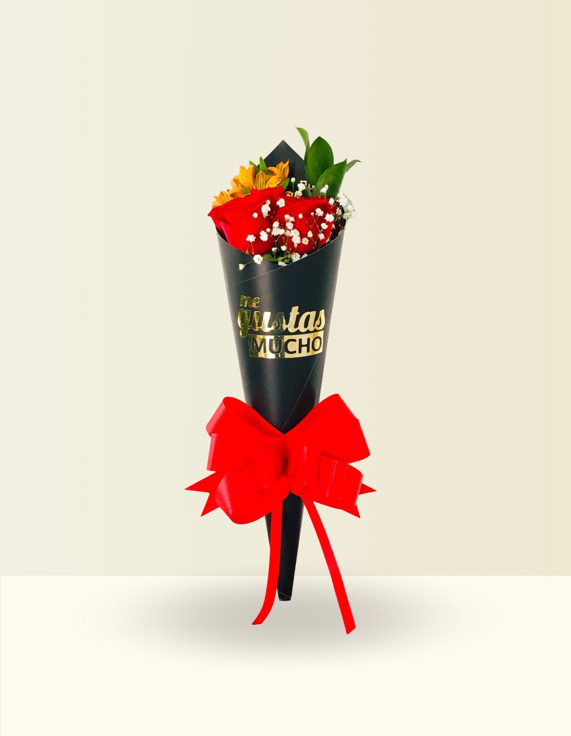 MINI CONO 6 ROSAS