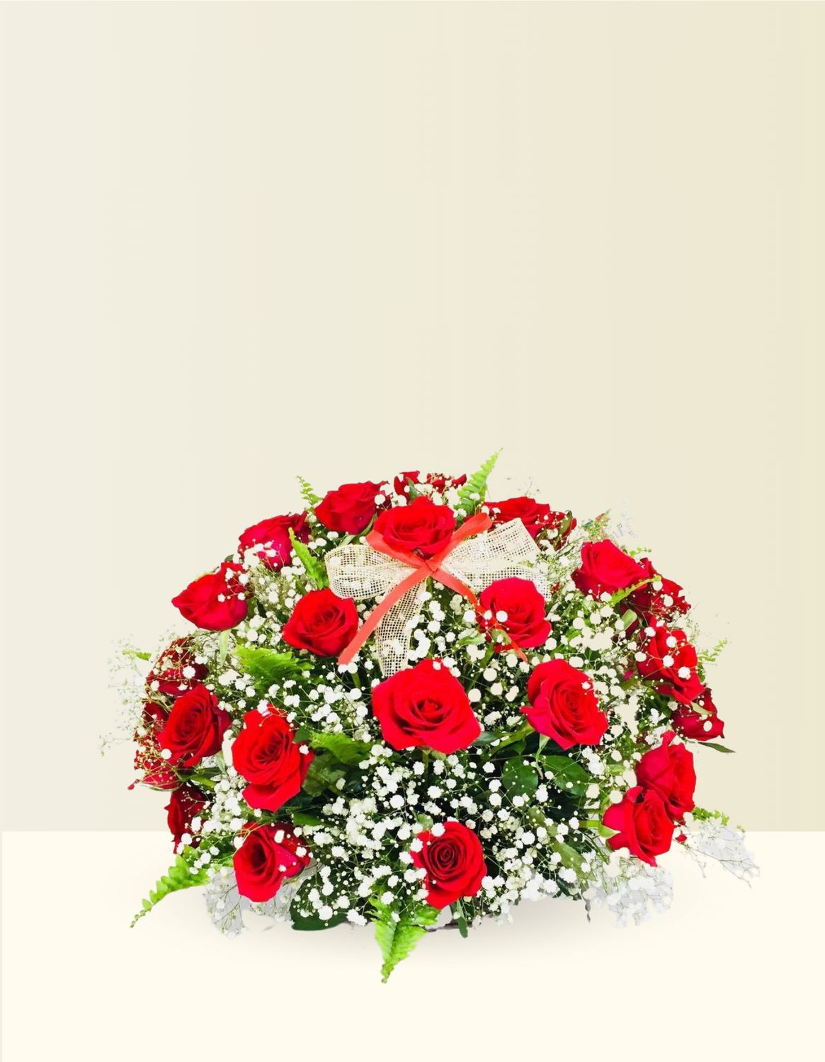 ⚜️ARREGLO FLORAL ESFERA DE 50 ROSAS