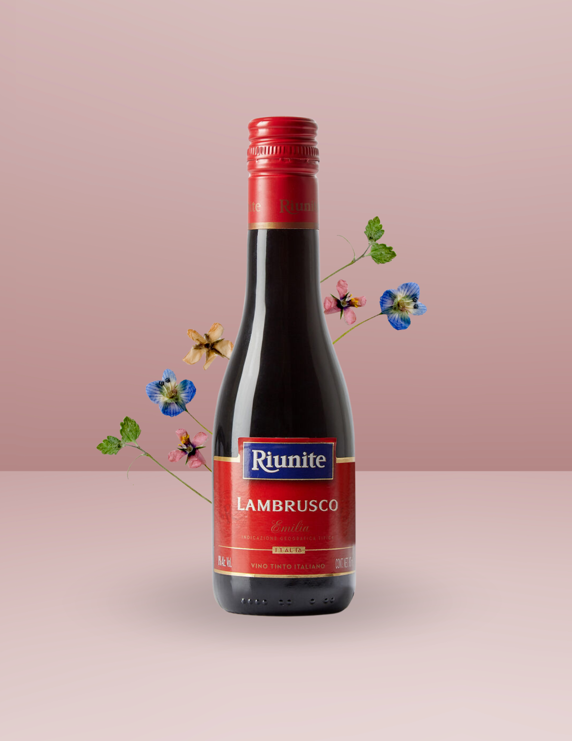 VINO TINTO LAMBRUSCO 187 ml.