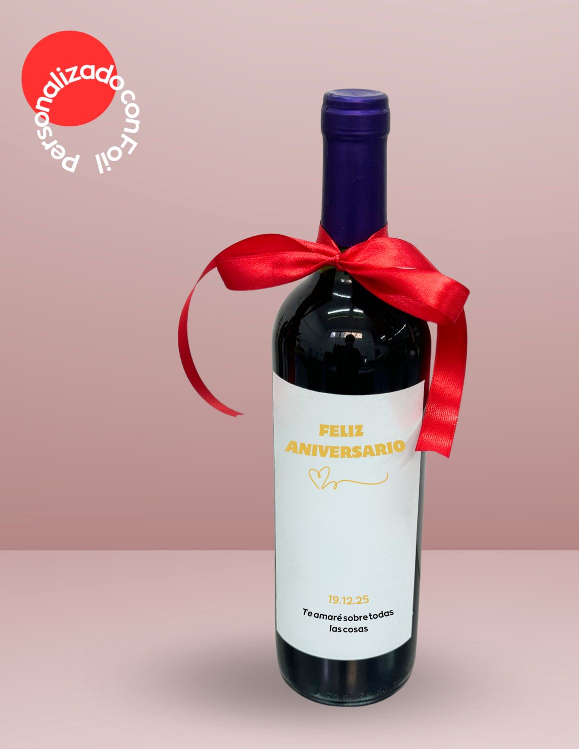 VINO TINTO - Feliz Aniversario