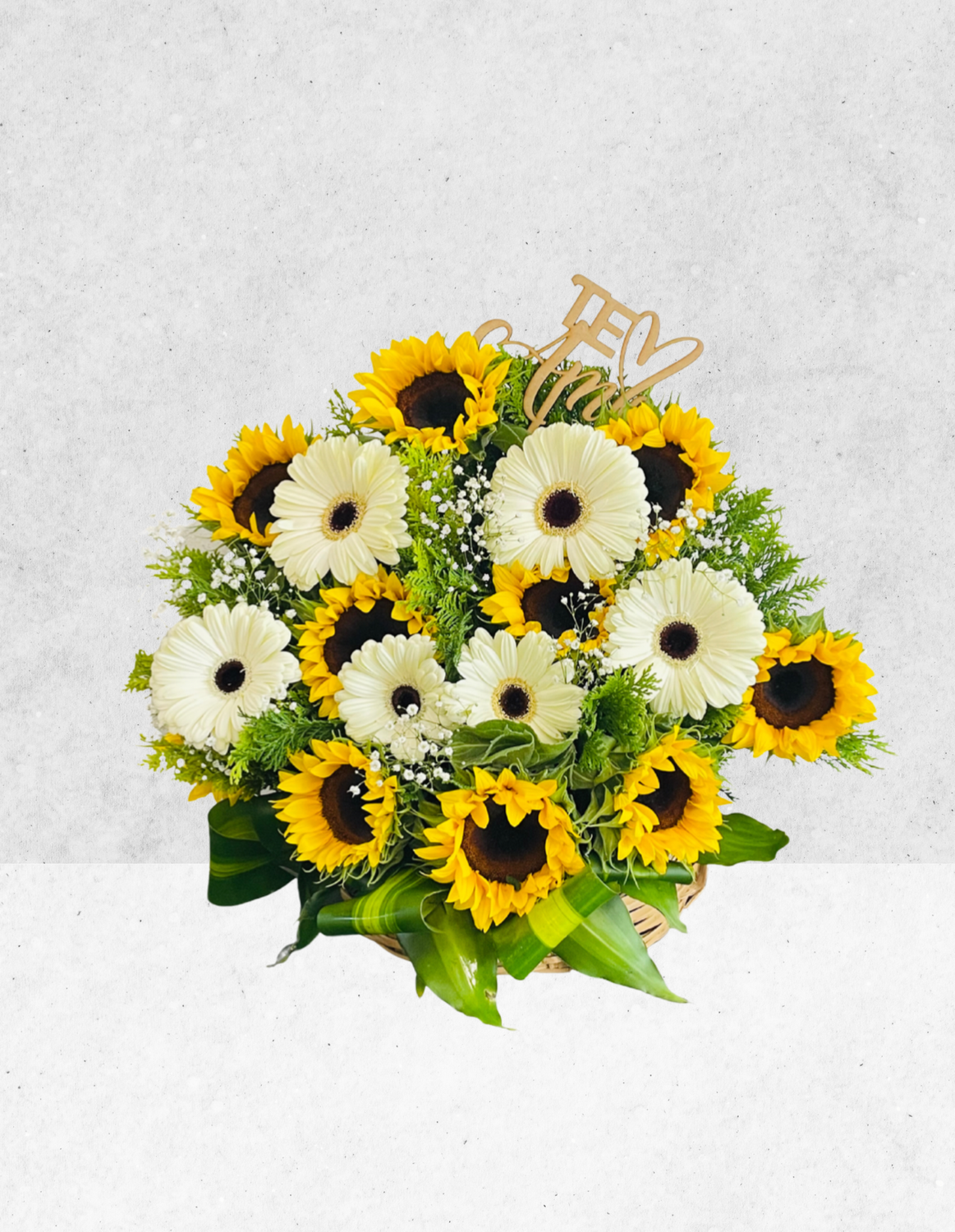 🌼CANASTA CAMPO DE GIRASOLES