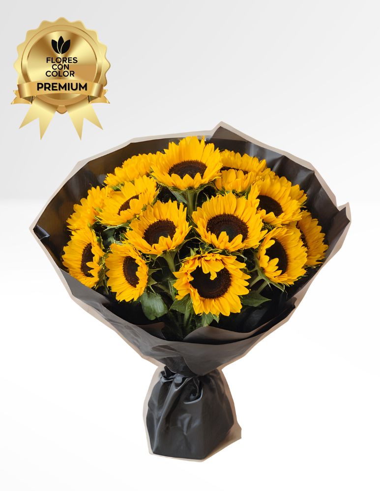 ⚜️RAMO DE 15 GIRASOLES