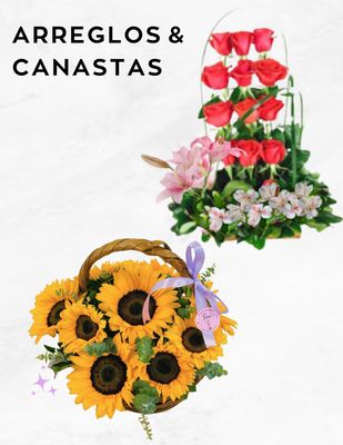 ARREGLOS &amp; CANASTAS