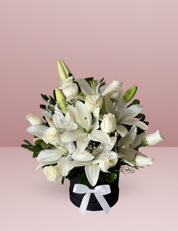 CAJA LIRIOS &amp; ROSAS