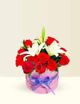 CAJA 24 ROSAS + LILYS