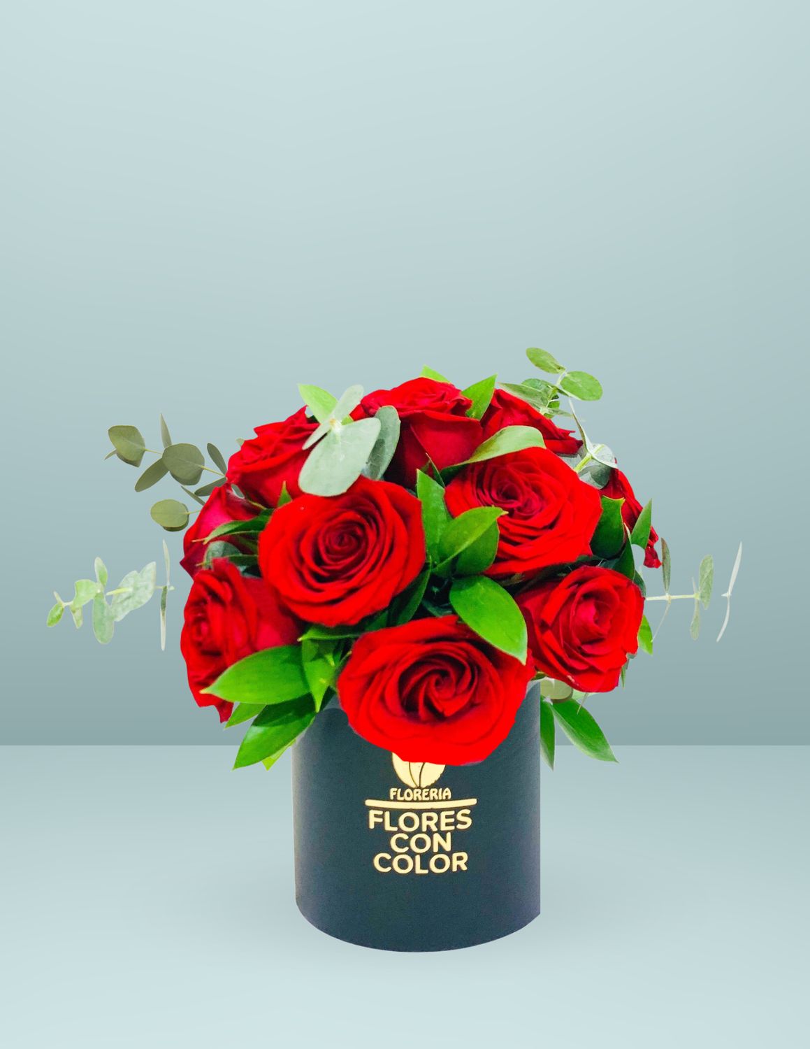 CAJA GIFT 12 ROSAS ROJAS