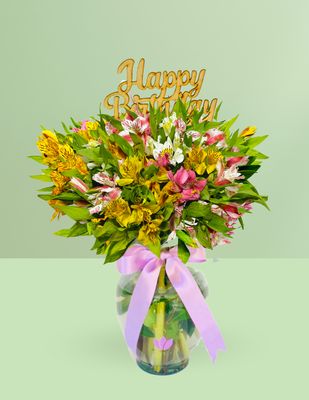 JARRÓN ALEGRÍA FLORAL