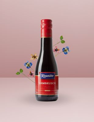VINO TINTO LAMBRUSCO 187 ml.