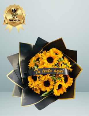 ⚜️RAMO DE 15 GIRASOLES