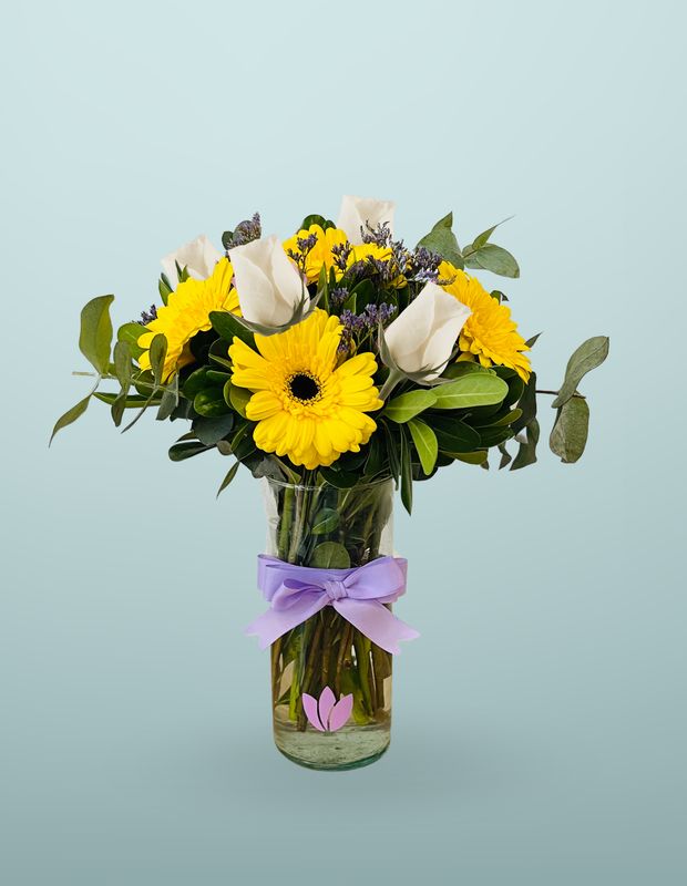 🌼JARRÓN RAYO DE SOL