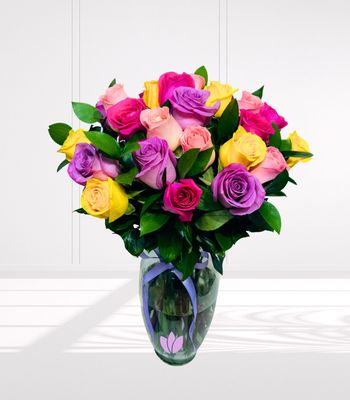 JARRÓN + FLORES