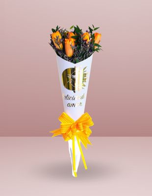 🌷CONO DE 10 TULIPANES