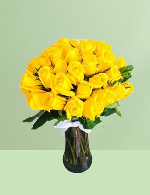 JARRÓN SOL DE 40 ROSAS