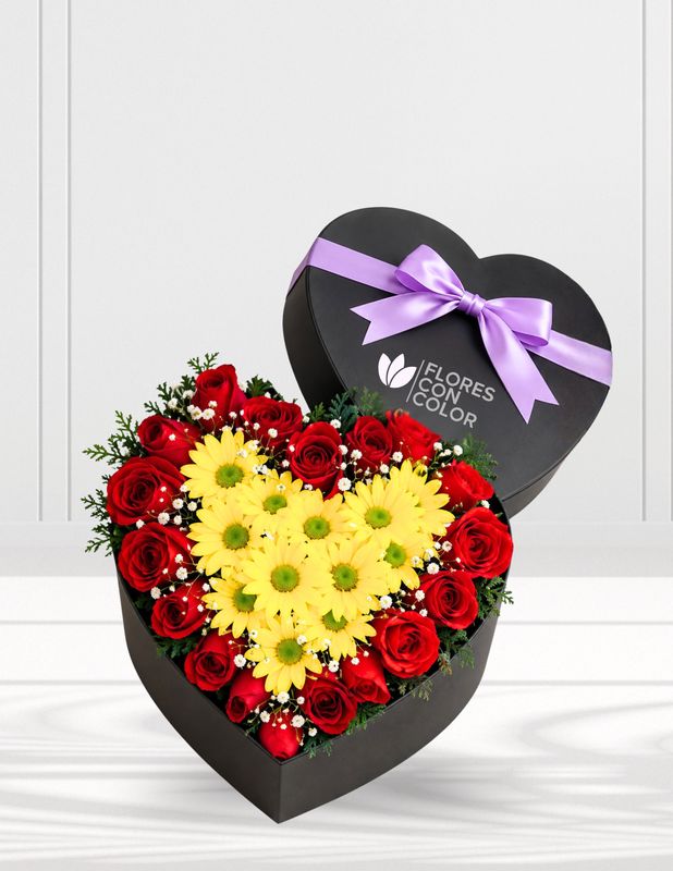 CAJA CORAZÓN DE MARGARITA