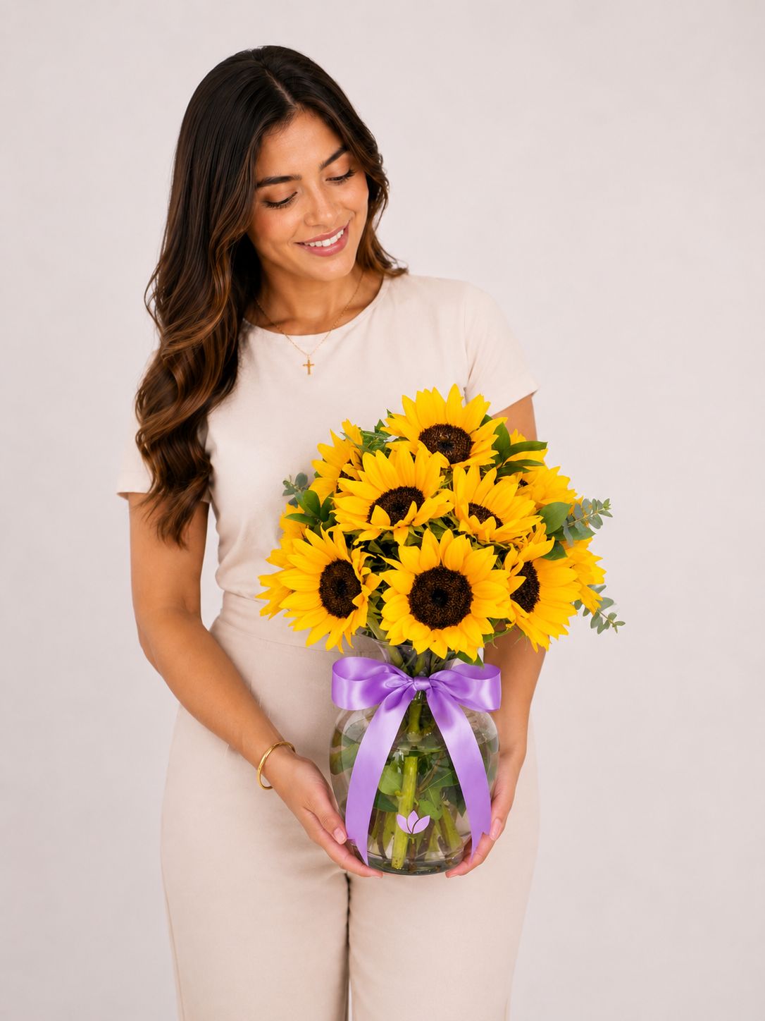 🌼JARRÓN ETERNO SOL