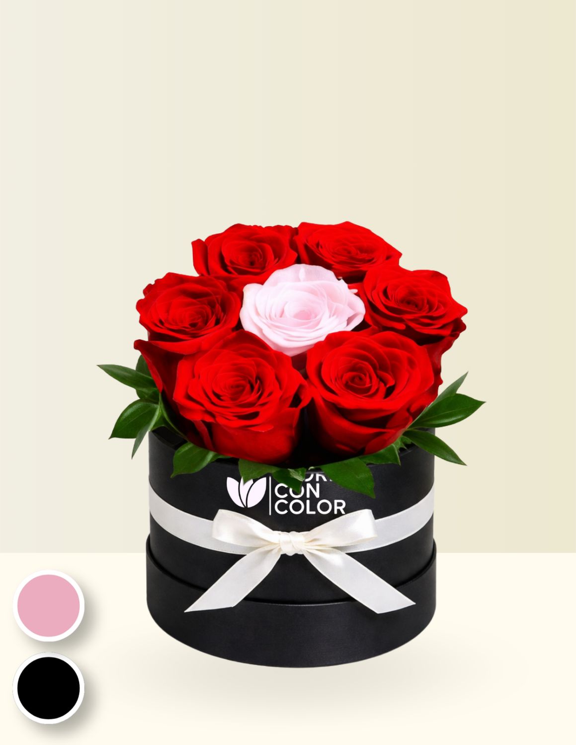 CAJA CON ROSAS
