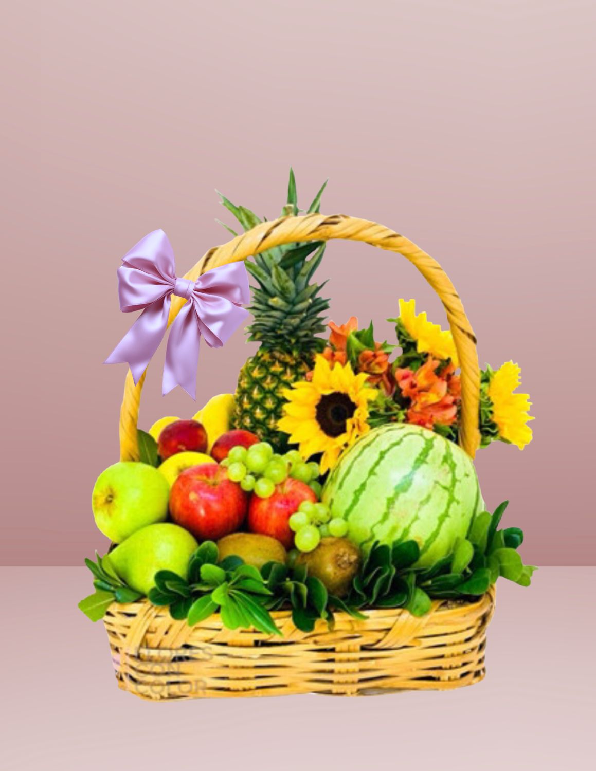 ARREGLO FRUTAL GIRASOLES
