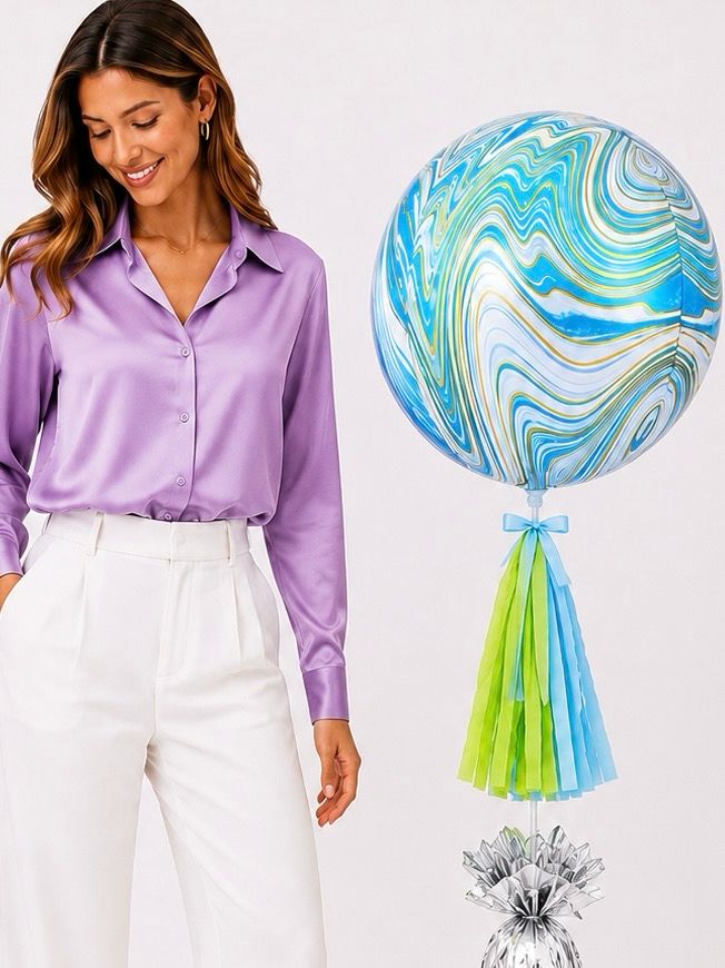 GLOBO MÁRMOL 15”