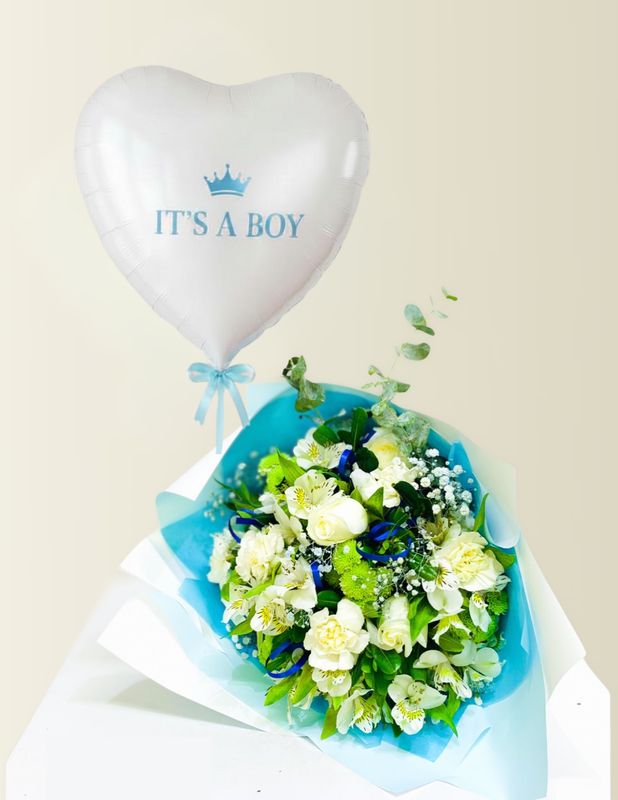 RAMO HERMOSO BEBE + GLOBO