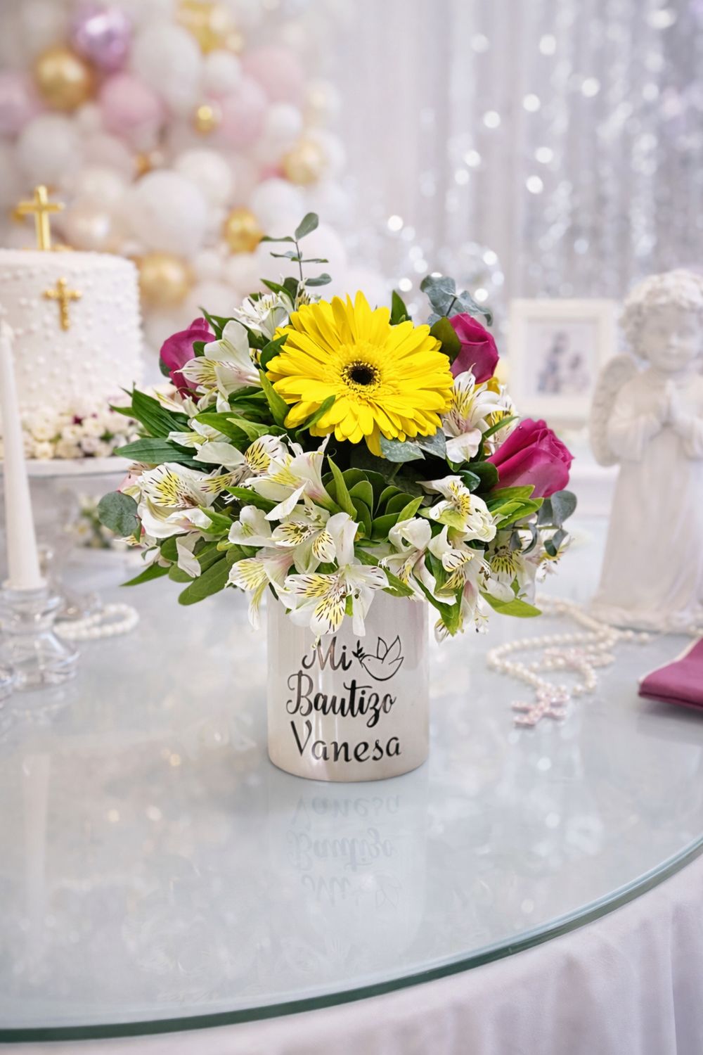 BASE FLORAL + PERSONALIZADO